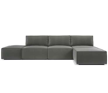 Диван модульный Шарм 25 Лонг серого цвета