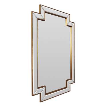Настенное зеркало Finna 75х110 в раме золотого цвета