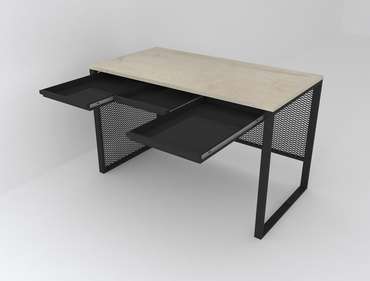 Письменный стол Space черно-бежевого цвета