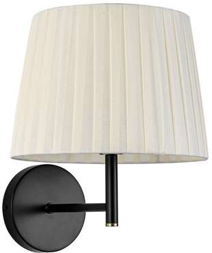 Бра Lumion Tune 8302/1W бронза/черный/бежевый, металл/текстиль E27 1*60W 220V