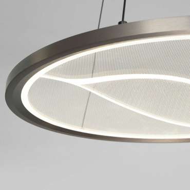 Подвесной светодиодный светильник 40026/1 LED серый Occhio