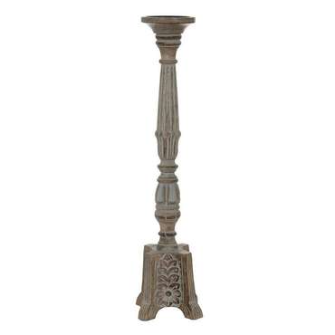 Канделябр Белый Натуральный Железо Древесина манго 19 x 19 x 68,5 cm