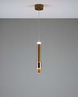 Подвесной светодиодный светильник Elli бронзового цвета