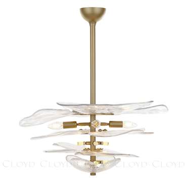 Подвесная люстра ASPASIA C12 цвета латунь