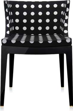 Кресло Mademoiselle черно-белого цвета