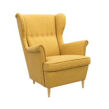 Кресло Бенон желтого цвета