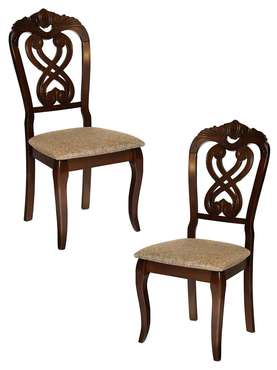 Набор из двух стульев Андромеда коричневого цвета