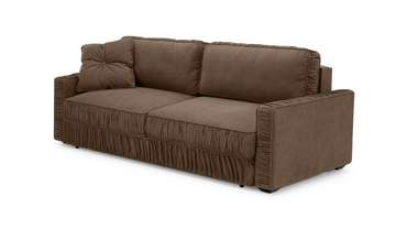 Диван-кровать Бруно коричневого цвета