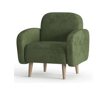 Кресло Бризби темно-зеленого цвета