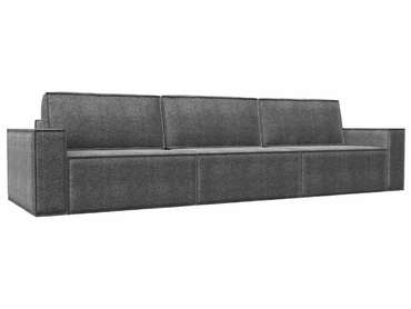 Прямой диван-кровать Куба лонг серого цвета