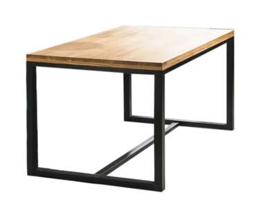 Обеденный стол Денвер черно-коричневого цвета