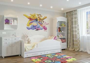 Композиция для детской Ассоль белого цвета