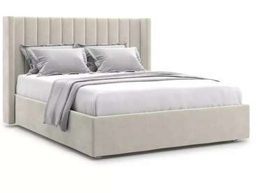 Кровать Premium Mellisa 2 140х200 бежевого цвета с подъемным механизмом 