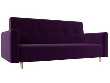 Прямой диван-кровать  Вест фиолетового цвета