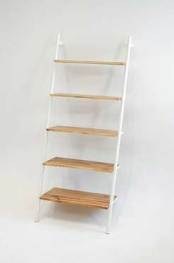 Стеллаж Ladder бело-бежевого цвета
