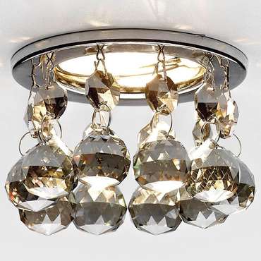 Точечный светильник Crystal K2051 CL/G (хрусталь, цвет прозрачный)