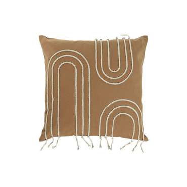 Декоративная подушка Boho 45x45 коричнево-бежевого цвета