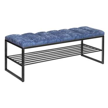 Банкетка Ruby сине-черного цвета