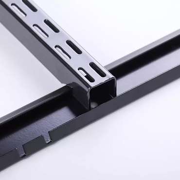 Рельс для стойки черного цвета 100 см