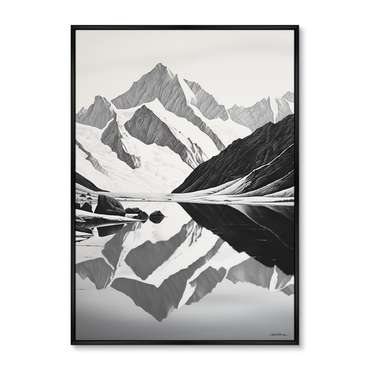 Репродукция картины Landscape Collection, Day and night, No 1, 2024г.