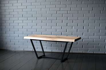 Кофейный стол Wood черно-бежевого цвета