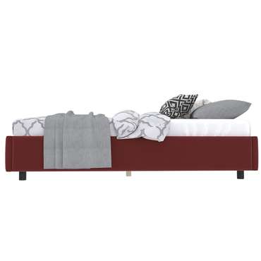 Кровать SleepBox 90x200 темно-красного цвета