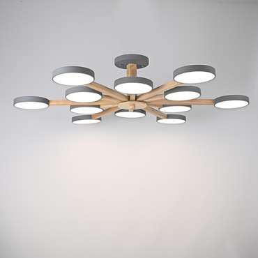 Потолочный светильник TURNA L12 Grey