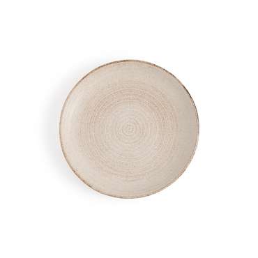 Комплект из четырех тарелок Alvena бежевого цвета