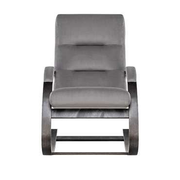 Кресло-качалка Милано серого цвета