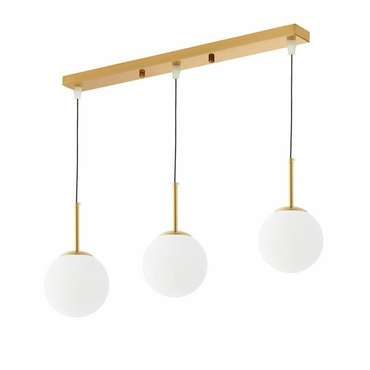 Подвесной светильник Fredica LDP 6030-3-PR GD (стекло, цвет белый)