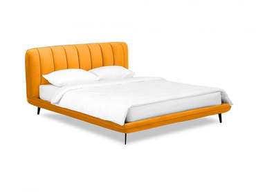 Кровать Amsterdam 160х200 горчичного цвета