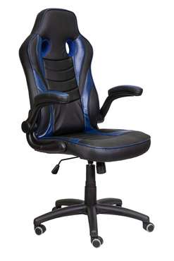 Кресло офисное Jordan черно-синего цвета