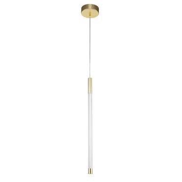 Подвесной светодиодный светильник Vettore бело-золотого цвета