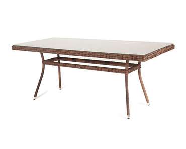 Обеденный стол Латте 160 коричневого цвета