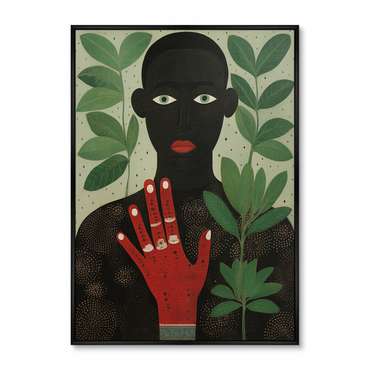 Репродукция картины The Tribe man, No 2, 2024г.