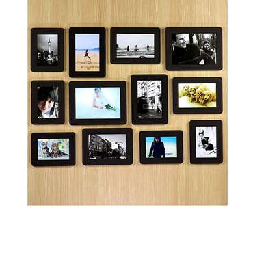 Набор фоторамок 'Sandwich Wall-Deco 12p' - Black