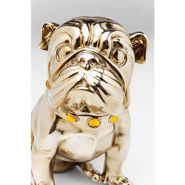 Копилка Sitting Bulldog золотого цвета