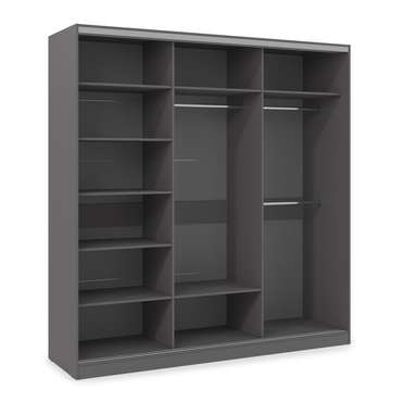 Шкаф-купе Comfort 21.3 темно-серого цвета