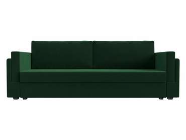 Диван-кровать Лига 007 темно-зеленого цвета