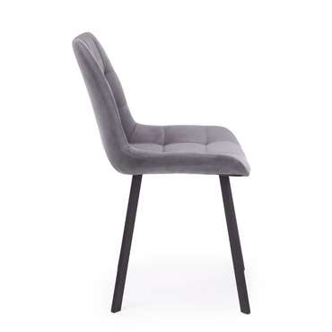 Обеденный стул Челси П темно-серого цвета