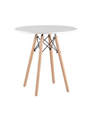 Обеденный стол Dsw Eames белого цвета