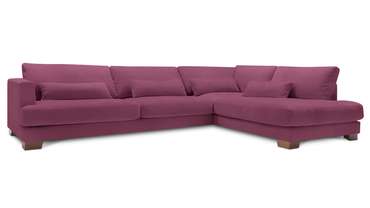 Угловой диван-кровать Марсель фиолетового цвета