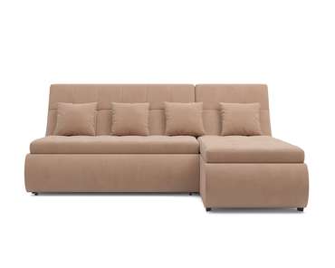 Угловой диван-кровать Дубай бежевого цвета