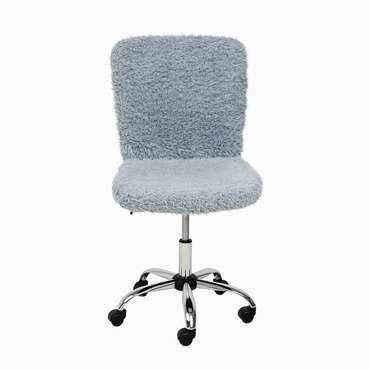 Кресло поворотное Fluffy серого цвета