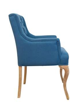 Стул Deron Blue с мягкой обивкой