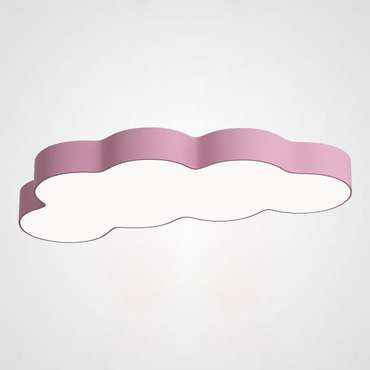 Потолочный светильник Cloud L розового цвета