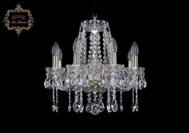 Хрустальная подвесная люстра Art Classic 45271 11.12.8.141.Gd.Sp подсвечник