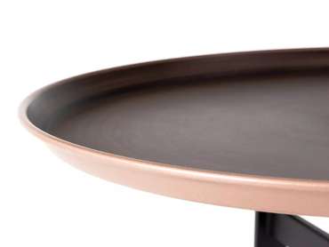Столик кофейный Bukil коричнево-черного цвета