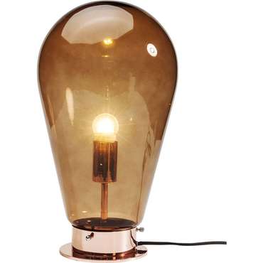 Лампа настольная Bulb медного цвета