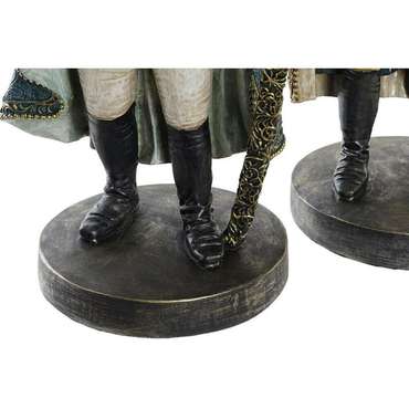 Декоративная фигура 14 x 12,5 x 31,5 cm Коричневый Разноцветный Колониальный Горилла (2 штук)